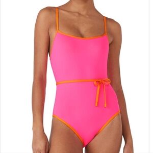 NWT Kate Spade Pink and Orange‎ One Piece Swimsuit Size XL